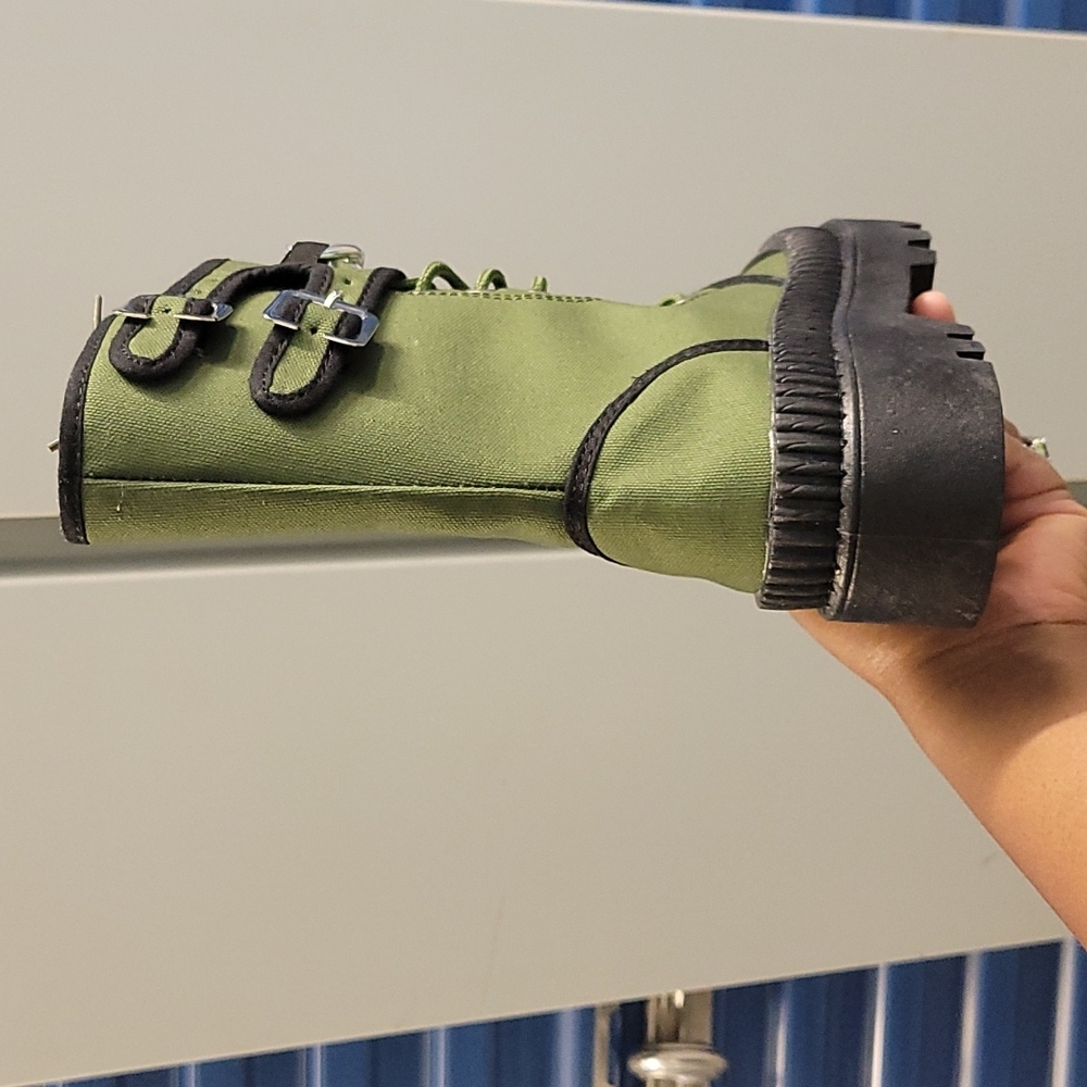 Yoki Rugged Boots - Olive - Last One!! - Picture 5 of 5